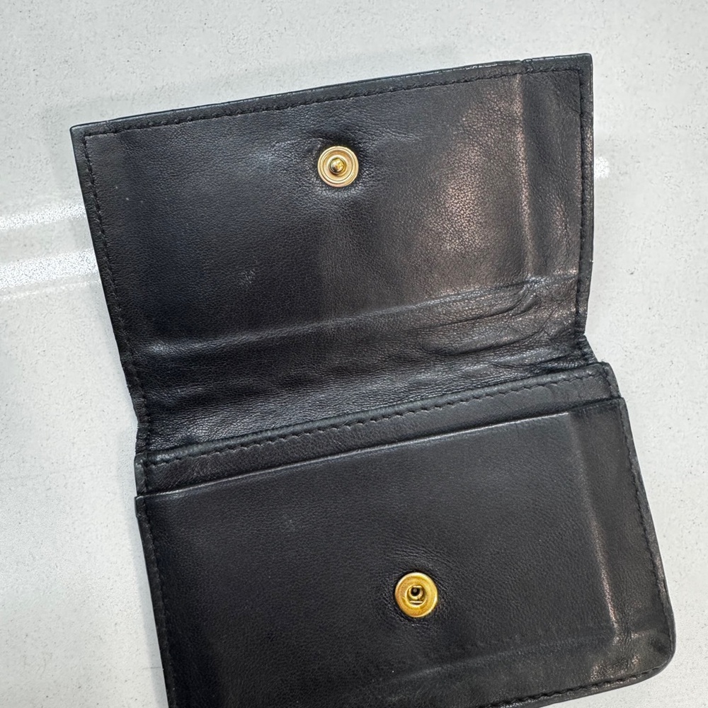 ✨ Bottega Veneta Intrecciato Black Compact Leather Wallet (Unisex) - Picture 2 of 9